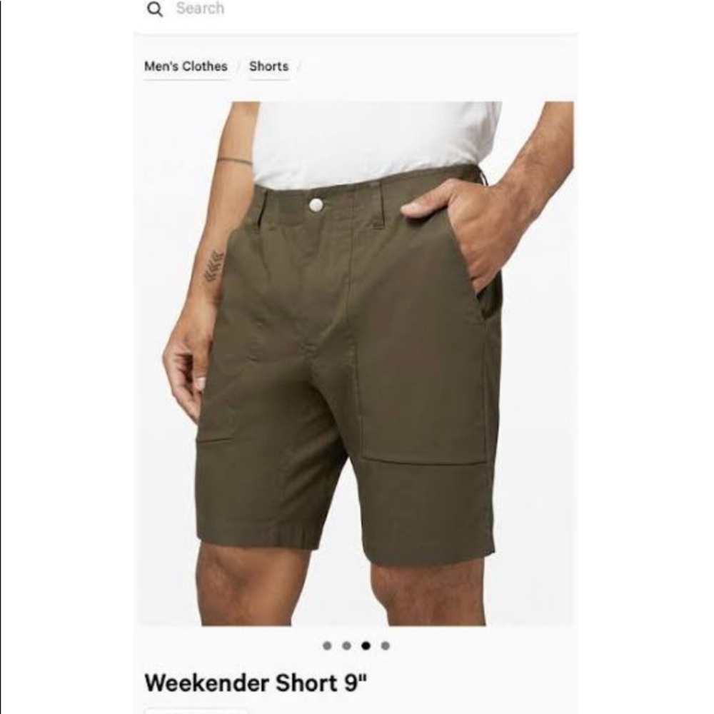 NWT Lululemon Weekender Short 9”